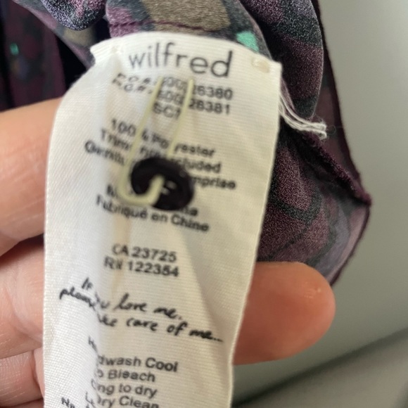 Wilfred franca wrap dress geometric shape pattern size 4 - Picture 10 of 15